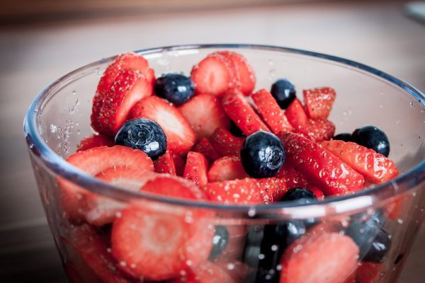 Strawberries and Blueberries for 4th of July
